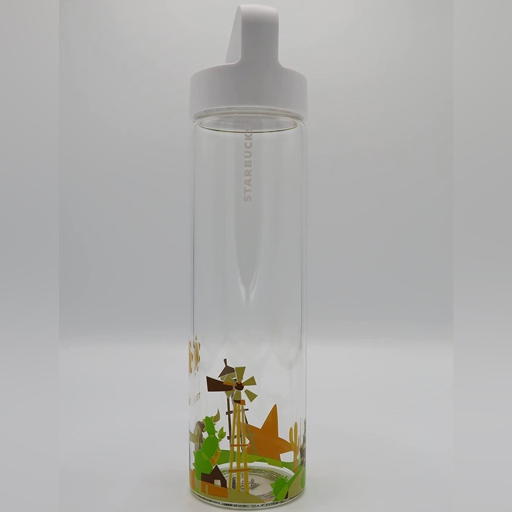 Starbucks You Are Here Texas Glass Water Bottle